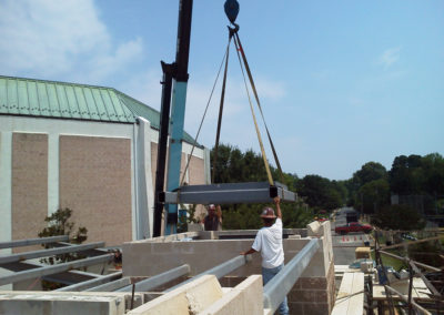Erecting steel by XTREME fabrication