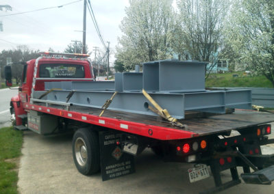 Custom built skid unit, delivered by bob's towing. Custom built by XTREME Fabrication of New Windsor, MD.