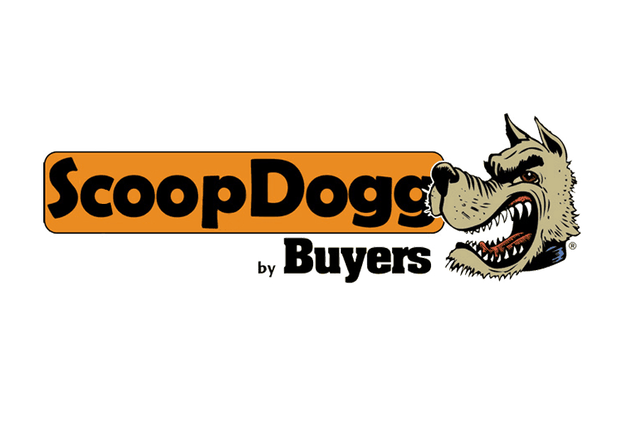 ScoopDogg by Buyers snow pusher logo