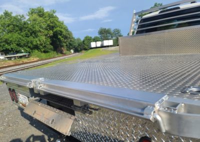 Custom aluminum truck flatbed